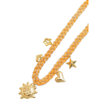 Ketting - Summer beads Oranje -