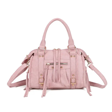 - Bags - Bibi Dames tas Roze Suede M -