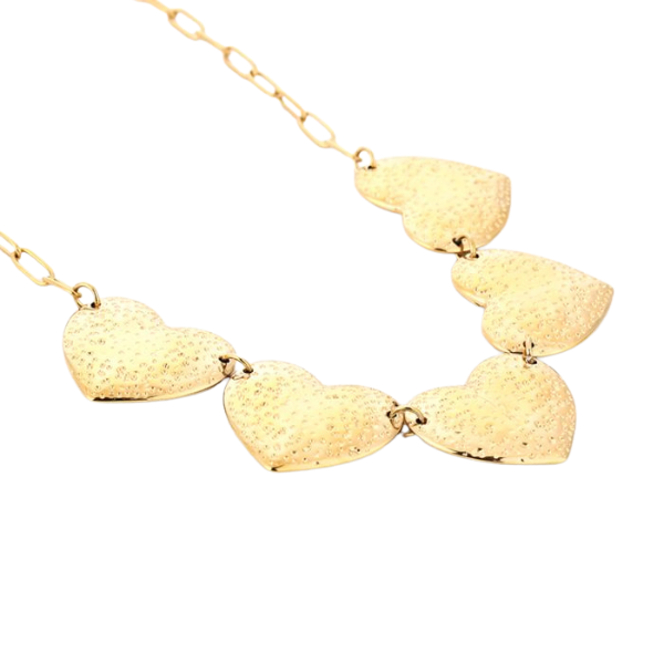 Ketting - XL hart Goud -