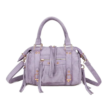 - Bags - Bibi Dames tas Violet Suede M -