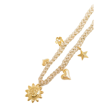 Ketting - Summer beads Ecru -