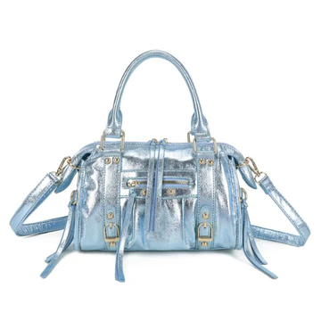 - Bags - Bibi Dames tas Blauw metallic M -
