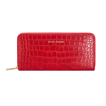 - Bags - David Jones portemonnee krokodillenleer Rood -
