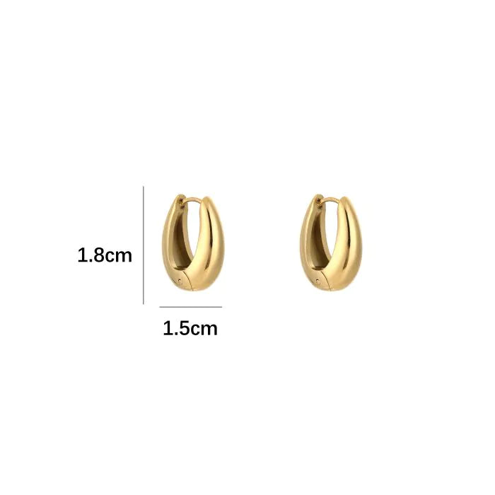 Oorbel - Candy gold short -