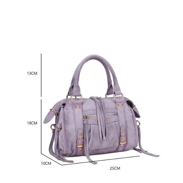 - Bags - Bibi Dames tas Violet Suede M -