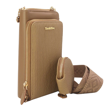 - Bags - Tom & Eva Portemonnee/Telefoontas Kaki -