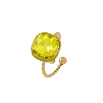 Ring - Spring Stone Geel -