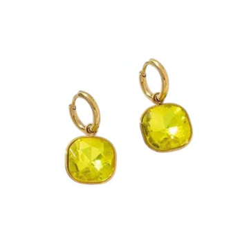 Oorbel - Spring Stone Geel -