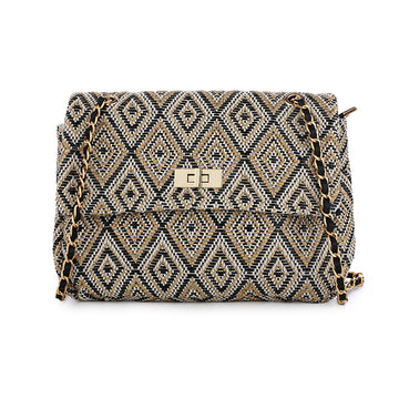 - Zomer clutch tasje Zwart -