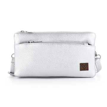 - Bags -  Compacte schoudertasjes Zilver -