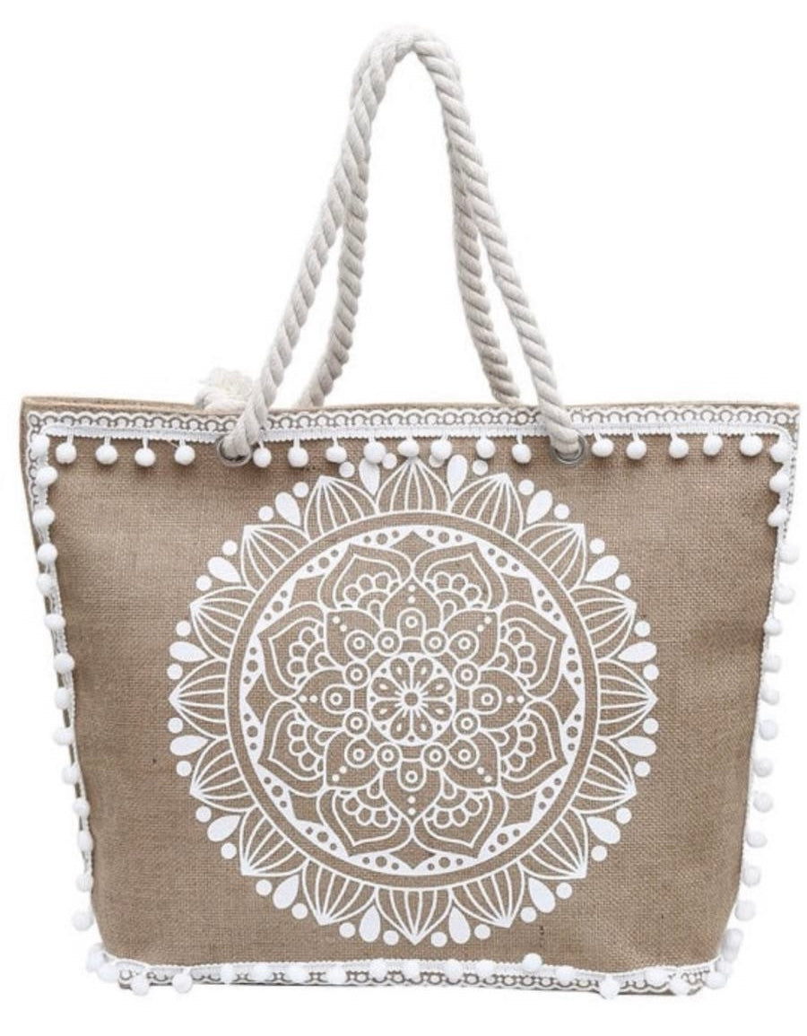 Tas - Mandala Beach bag -