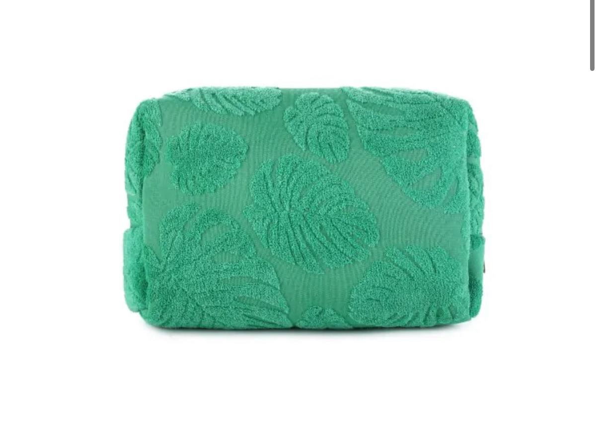 Tas - Make up / toilettasje groen -