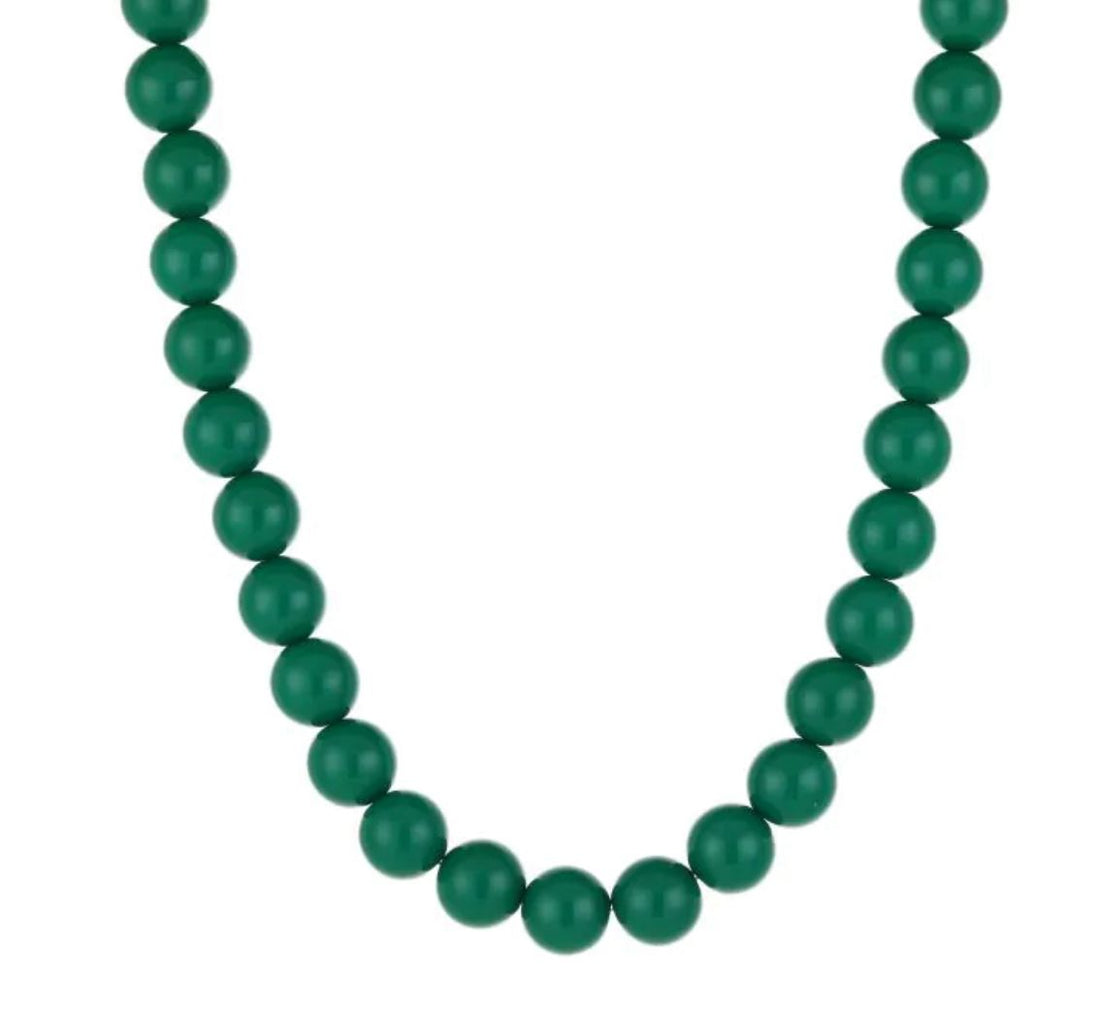 Ketting - Parel ketting groen   -