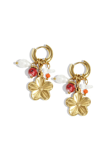 Oorbel - Flower power -