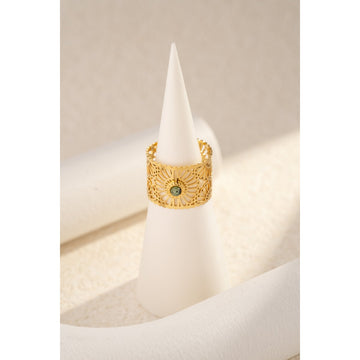 Ring - Gold decorated -