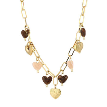 Ketting - Goud hart -