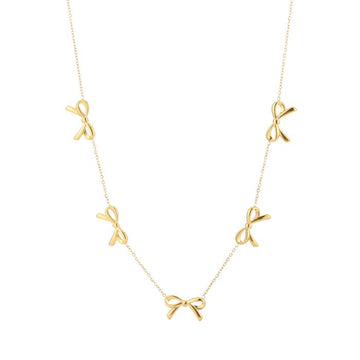 Ketting - Strikjes Goud -