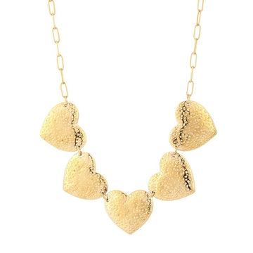 Ketting - XL hart Goud -