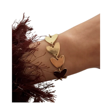 Armband  - Hart rage Goud -