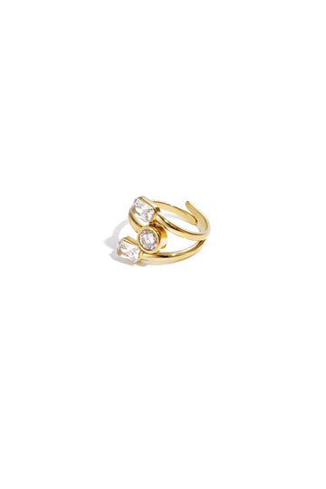 Ring -  Variërende steentjes Goud -