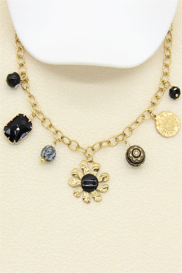 Ketting -Black & Gold -