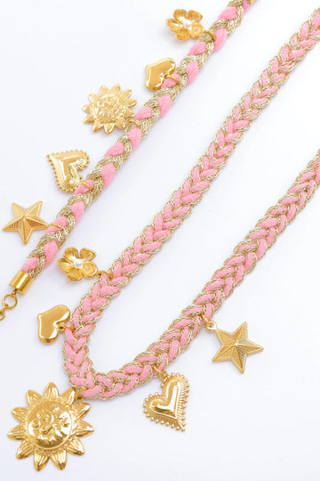 Armband  - Summer beads Roze -