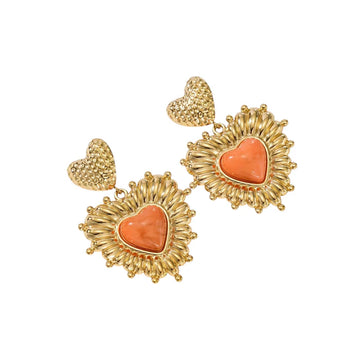 Oorbel - Spark lover Oranje -