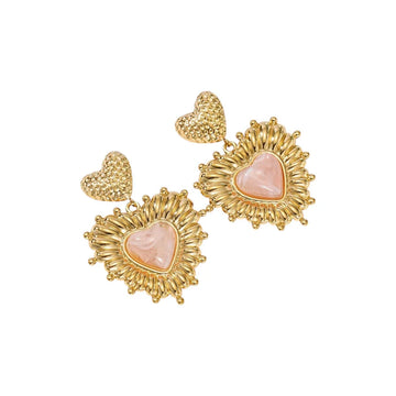 Oorbel - Spark lover Roze -