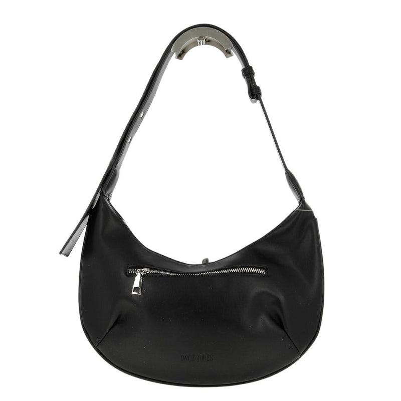 - Bags - David Jones Parel schoudertas Zwart -
